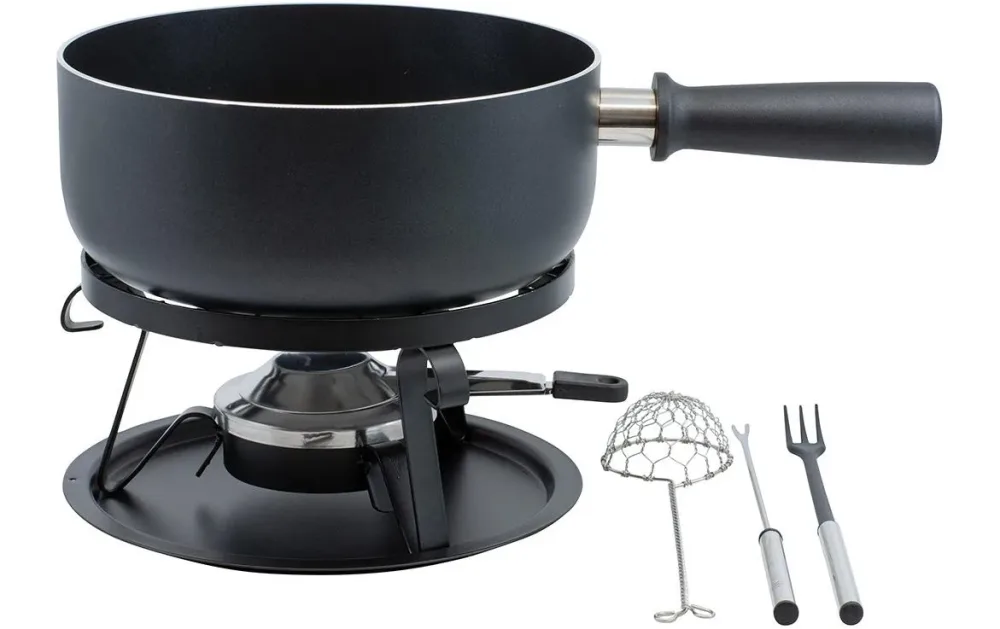 Kadastar - Fondue-Set, 22cm, Black