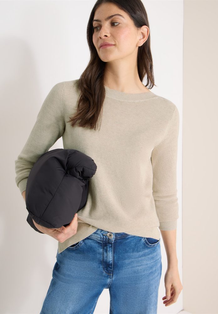 Cecil Strickpullover mit U-Boot-Ausschnitt