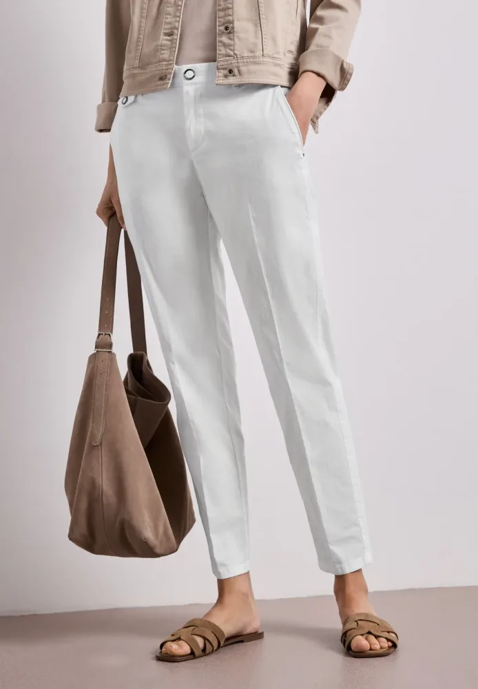STREET ONE Chinohose aus Twillstoff