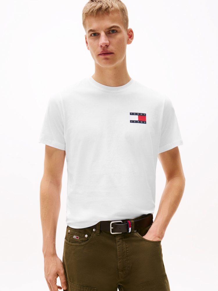 Tommy Jeans - T-Shirt, für Herren, Weiss, Größe XXL