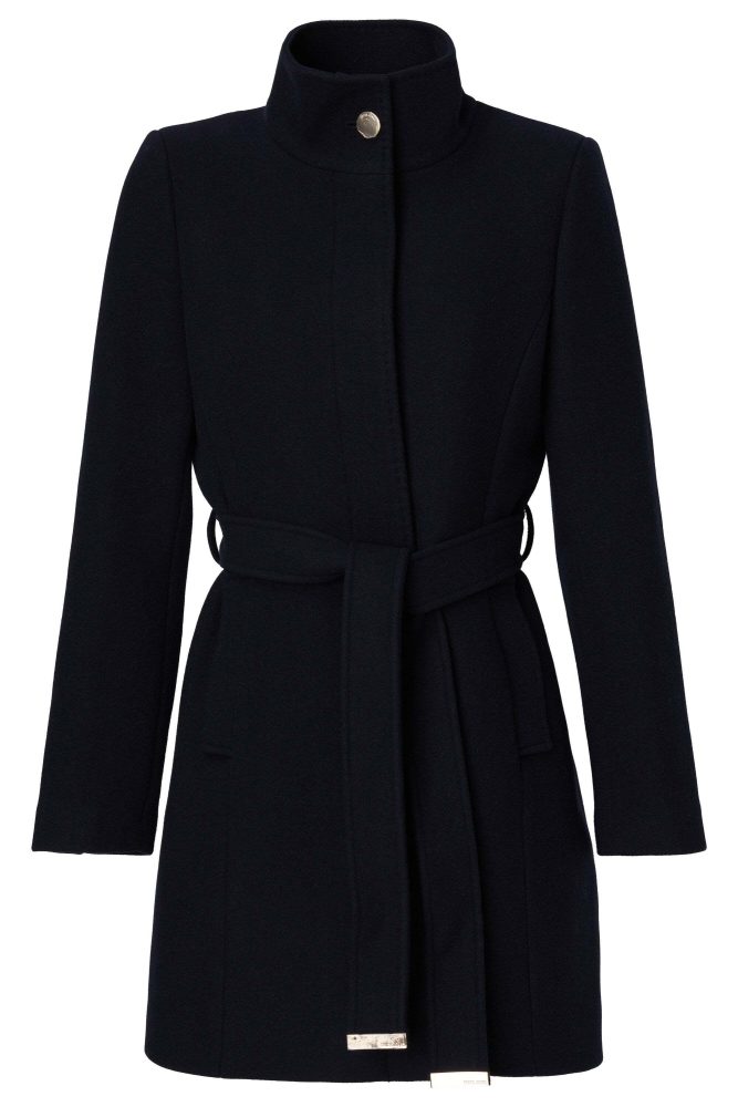 Salsa - Jacken Basic Wool Coat, für Damen, Marine, Größe M