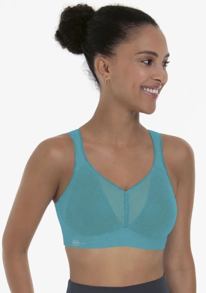 Anita - Air Control mit Delta Pad - Sport-BH, für Damen, Türkisblau, Größe 85A