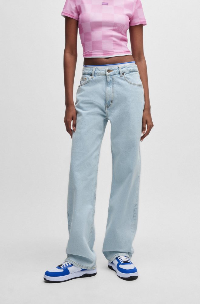 HUGO BLUE - Jeans, für Damen, Aquamarine, Größe W29/L34