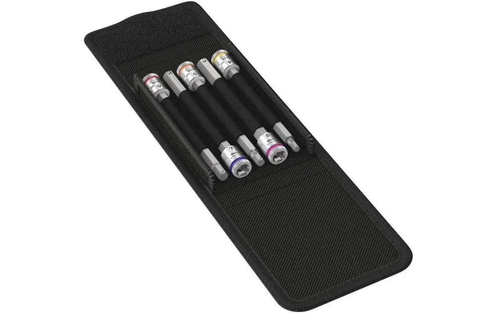 Wera 8740 Steckschlüssel-Bit-Einsatz-Set metrisch 1/4 (6.3 mm) 5teilig 05003345001