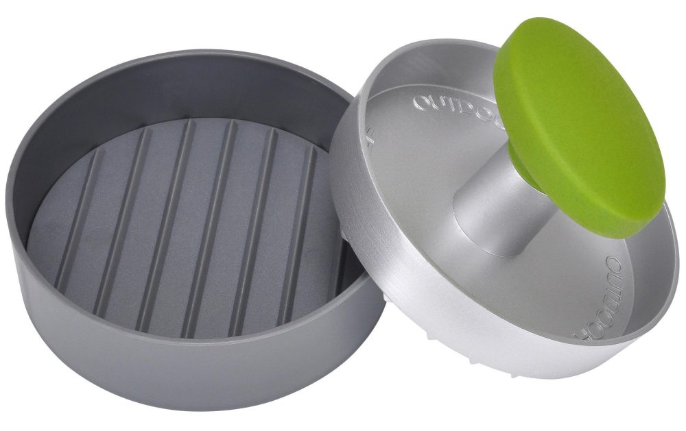 Outdoorchef Burgerpresse - Grillzubehör (Grün/Silber)