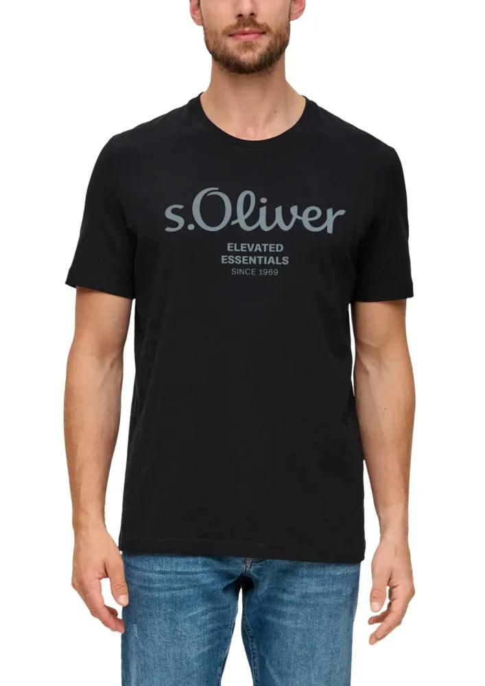s.Oliver T-Shirt mit Logo-Print