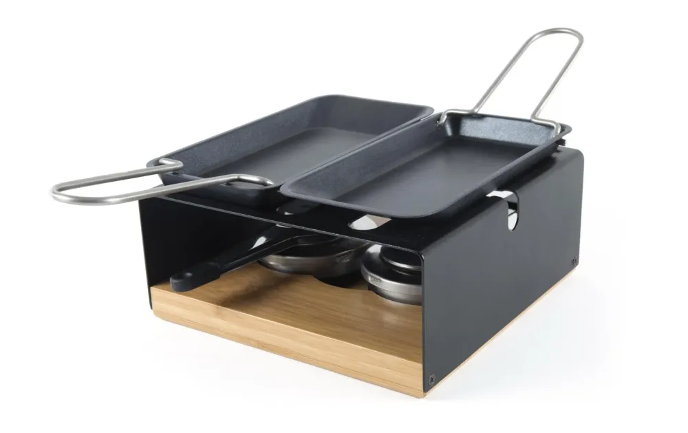 Stöckli - Raclette-Grill MultiFun 2 Personen, Schwarz