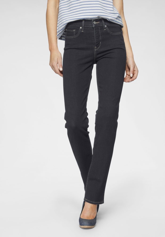 Levi's® - Jeans, Straight Leg Fit, für Damen, Blau Denim Dunkel, Größe W27/L30