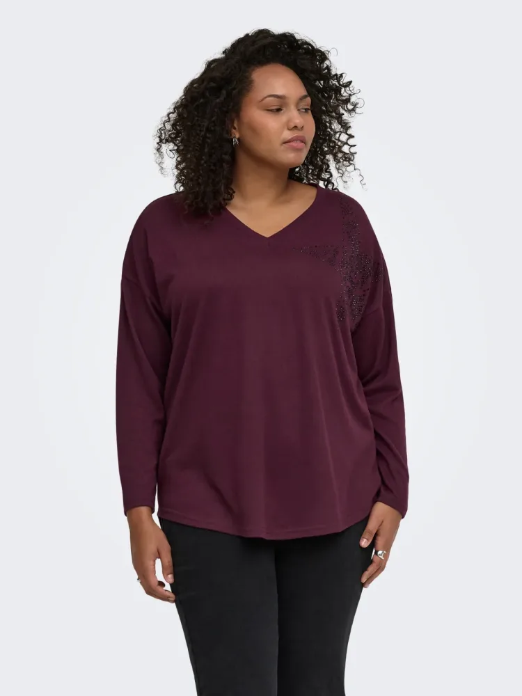 ONLY CARMAKOMA V-Shirt 