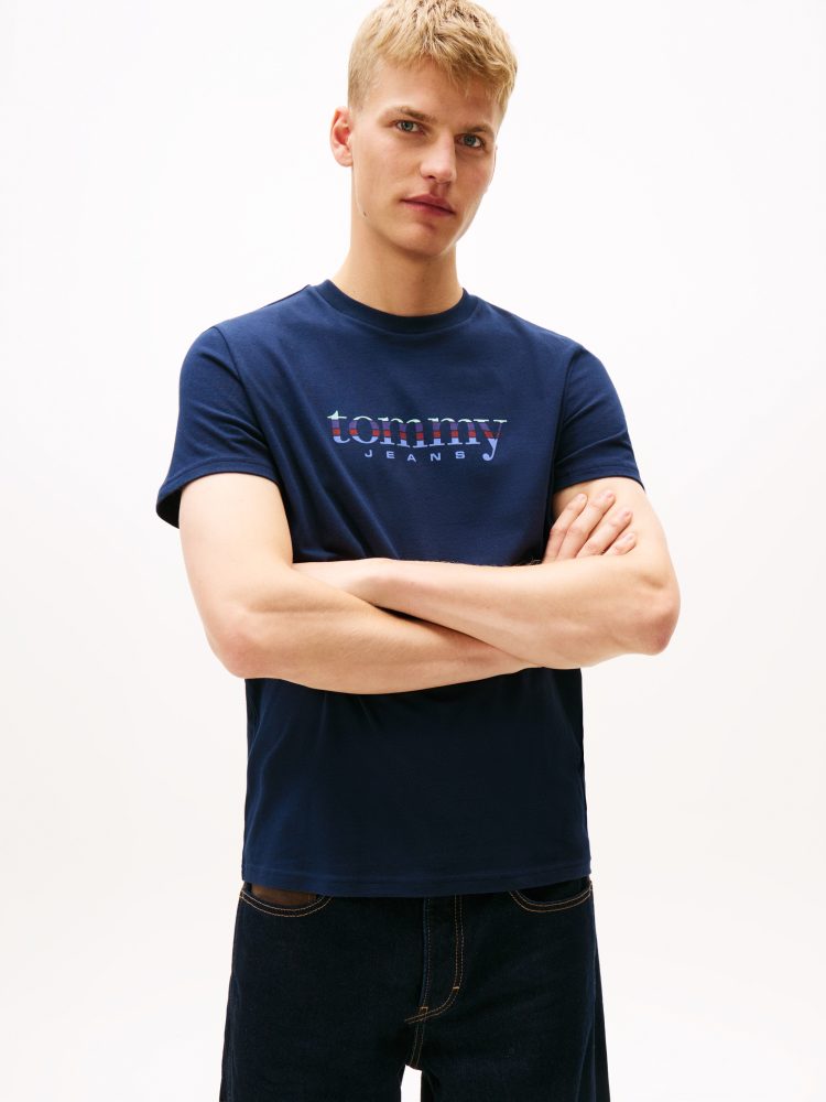 Tommy Jeans - T-Shirt, für Herren, Marine, Größe S