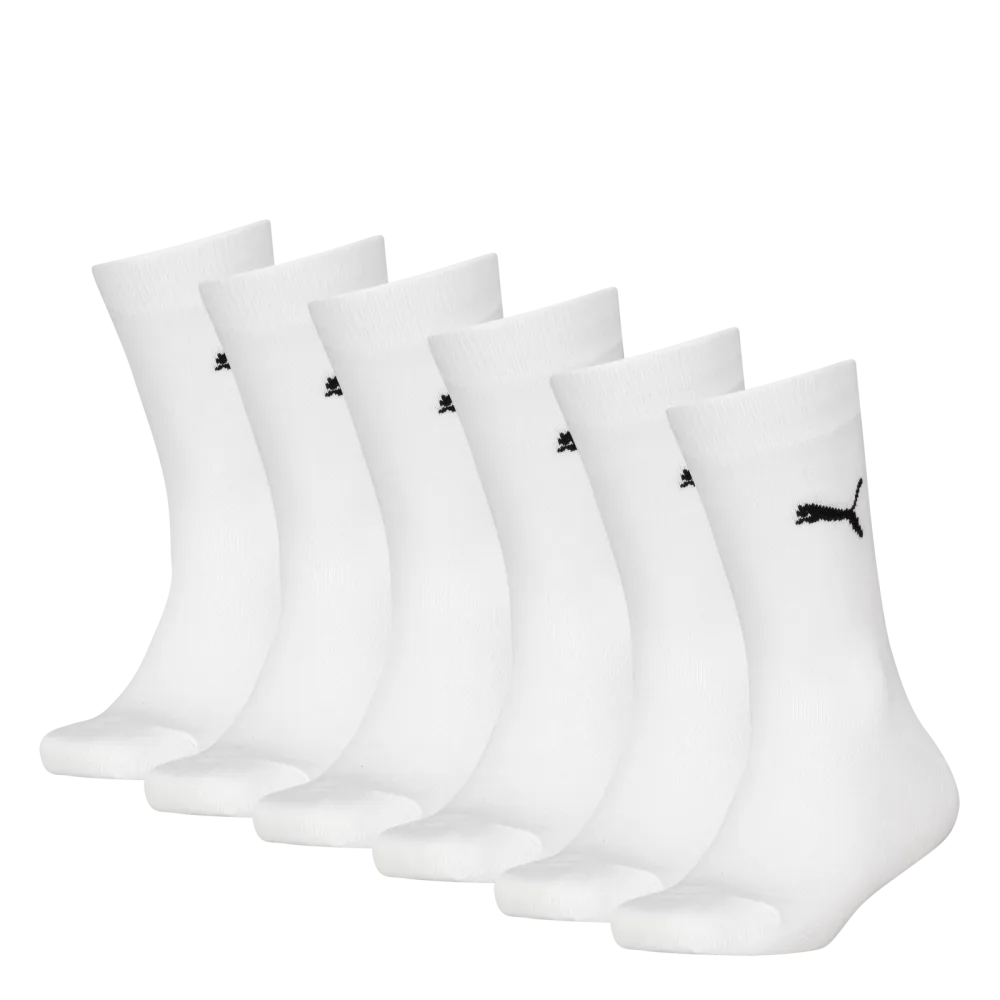 Puma - Socken  6er Pack Bequem sitzend-Easy Rider 6P, 39-42, Weiss