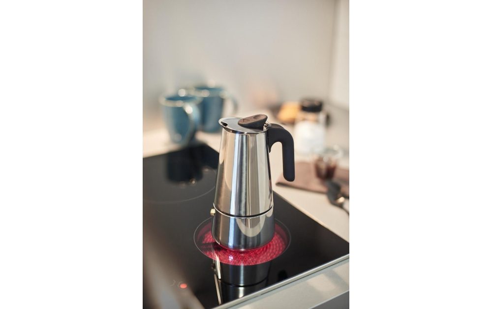 Leonardo - Espressokocher Per me 0.3 l Anthrazit, Silber