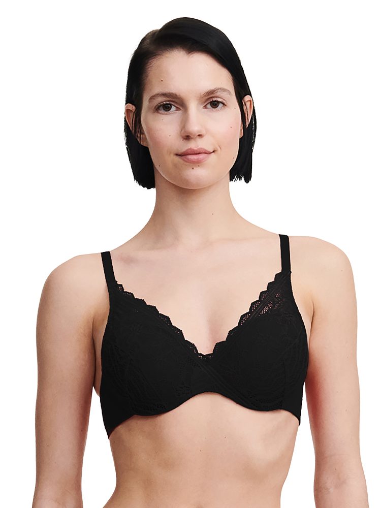Chantelle - Bh, für Damen, Black, Größe 90/B