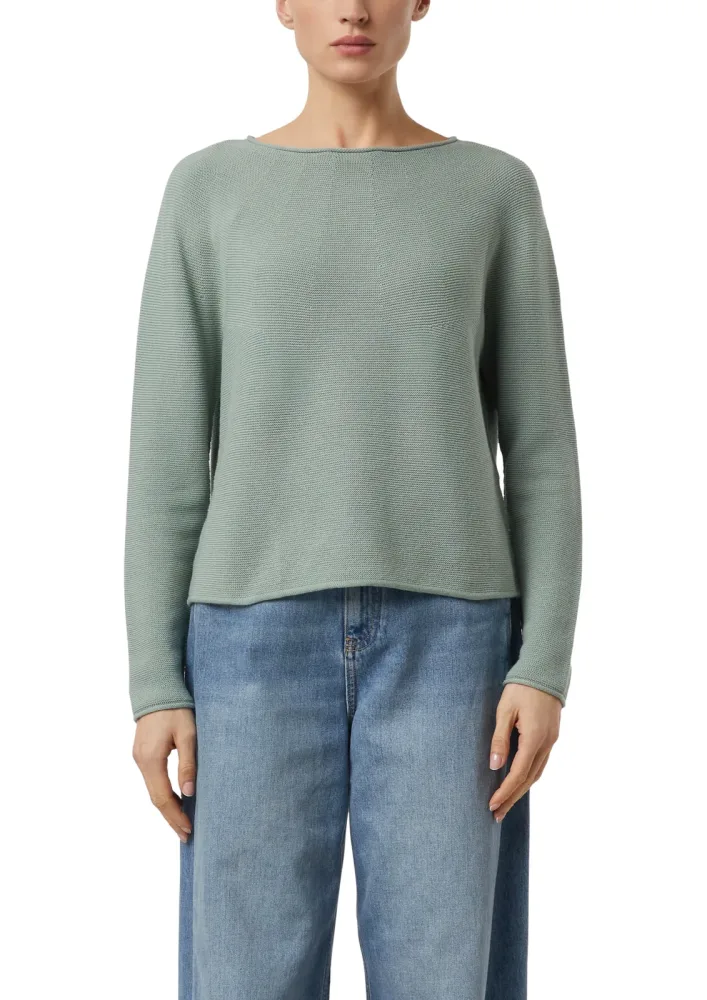 Comma Strickpullover mit feinem Struktur-Muster