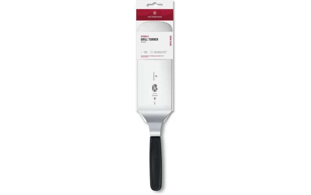Alltron Edelstahl Grillwender 21 cm Schwarz | Schubiger Möbel