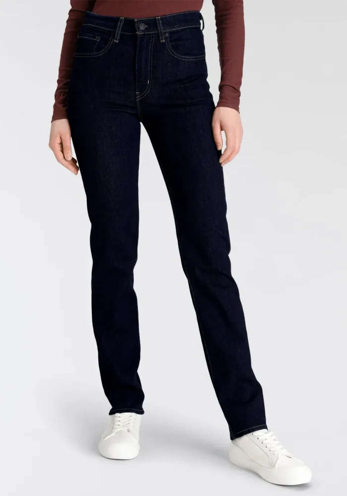 Levi's® - Jeans, Straight Leg Fit, für Damen, Blau Denim Dunkel, Größe W27/L30