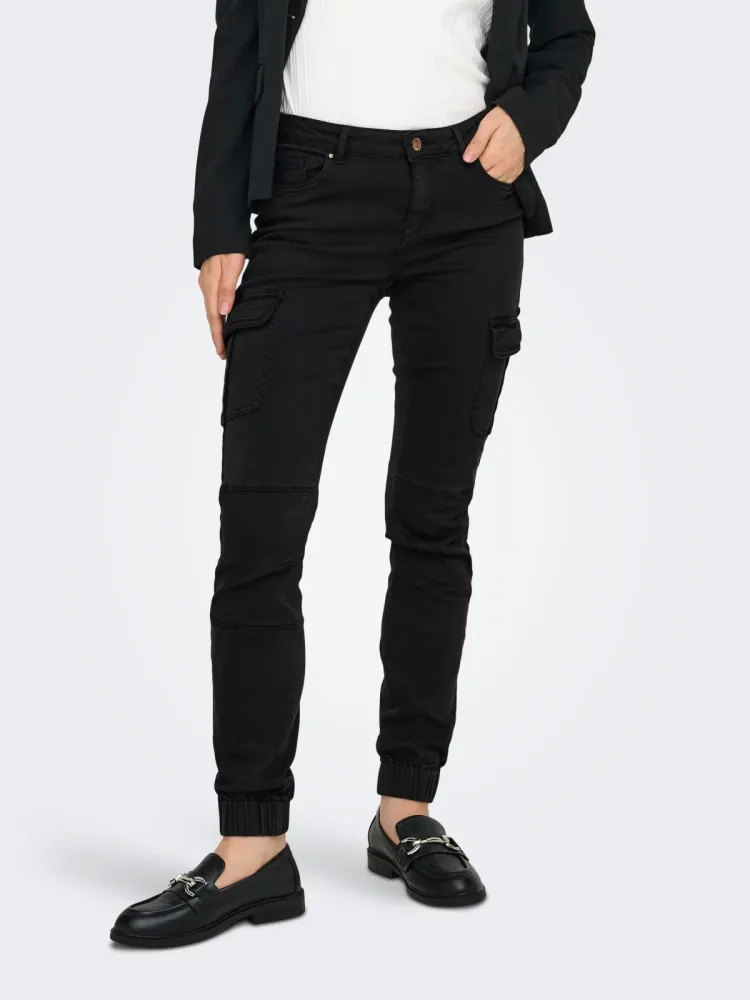 Only - 15170889 Pant, für Damen, Black, Größe 42