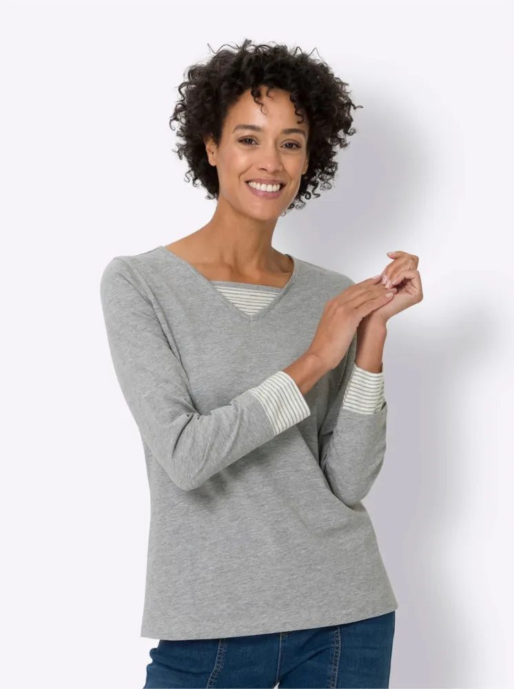 Classic Basics Langarmshirt 