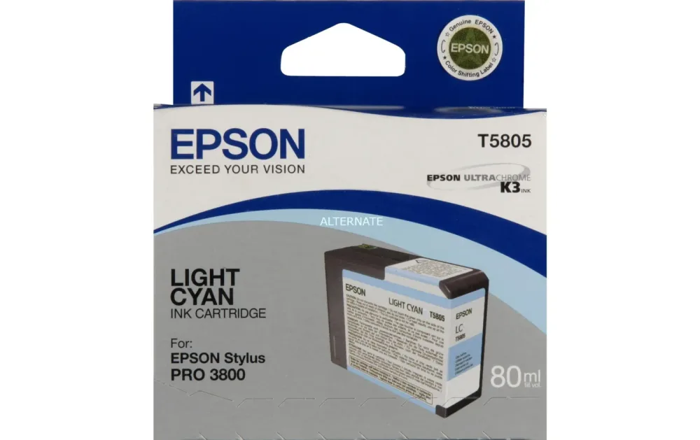 EPSON Tintenpatrone light cyan T580500 Stylus Pro 3800 80ml