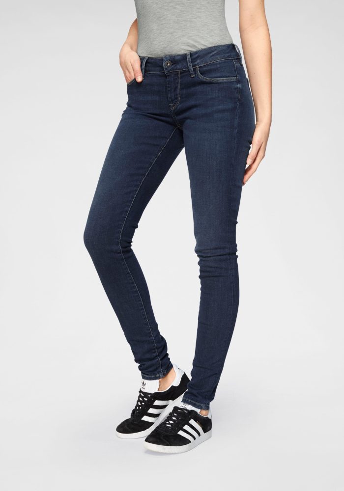 Pepe Jeans London - Jeans, Skinny Fit, für Damen, Blau Denim Dunkel, Größe W27/L30