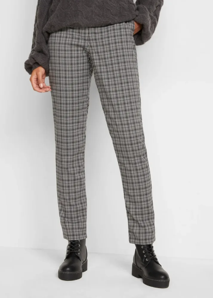 bonprix Schlupfhose aus Polyester, Viskose und Elasthan, teilweise elastischer Bund