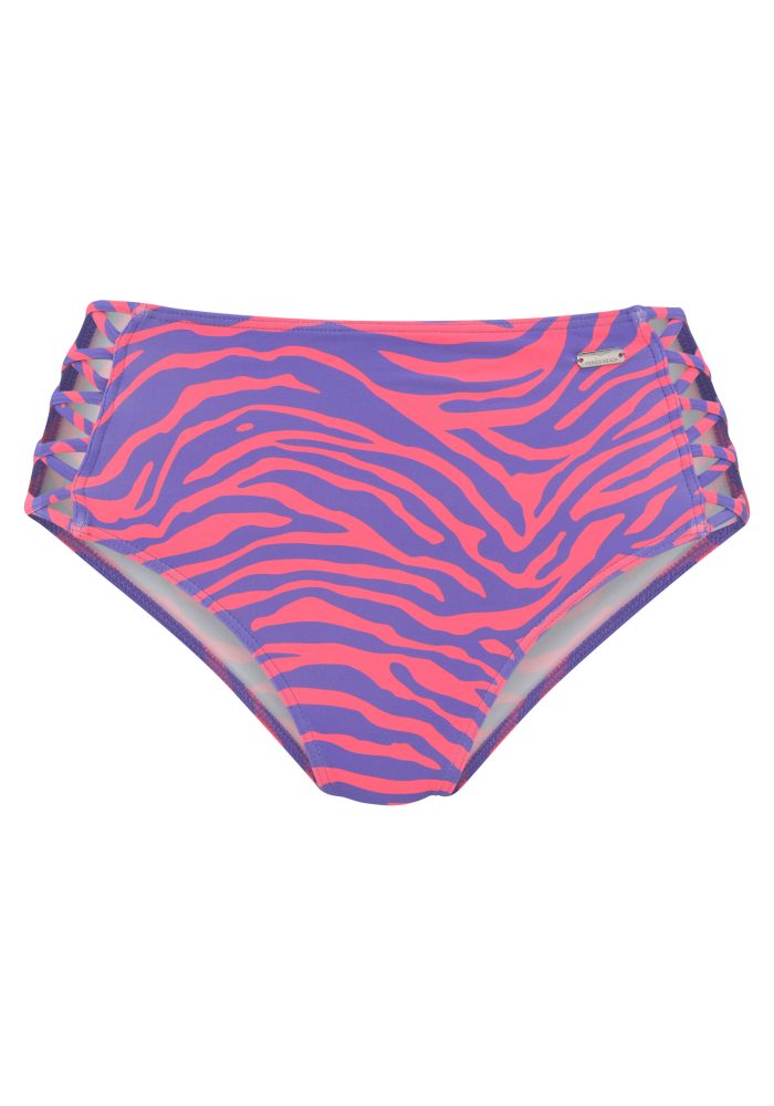 Venice Beach Highwaist-Bikini-Hose »Fjella«, mit gekreuzten Bändern