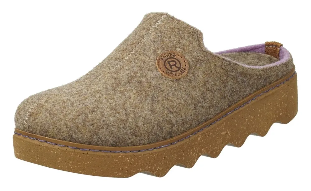 Rohde - Hausschuhe 6120, für Damen, Beige, Größe 37