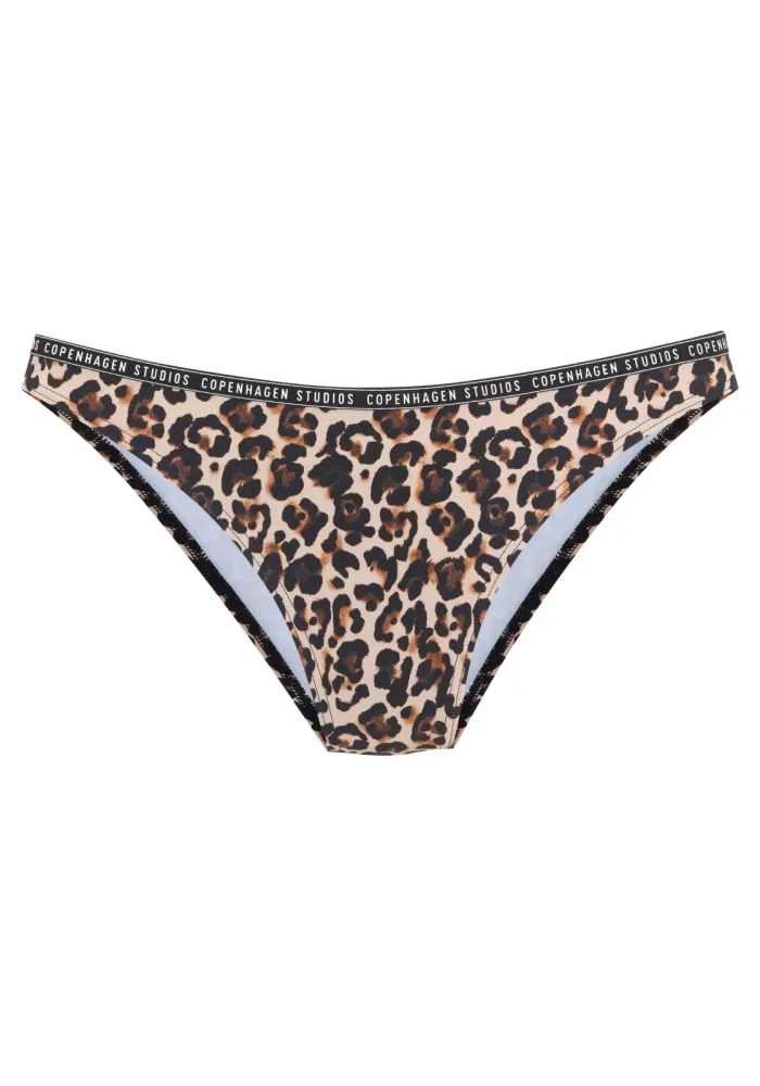 Copenhagen Studios - Bikini Unterteil, Panty, für Damen, Léopard, Größe 40