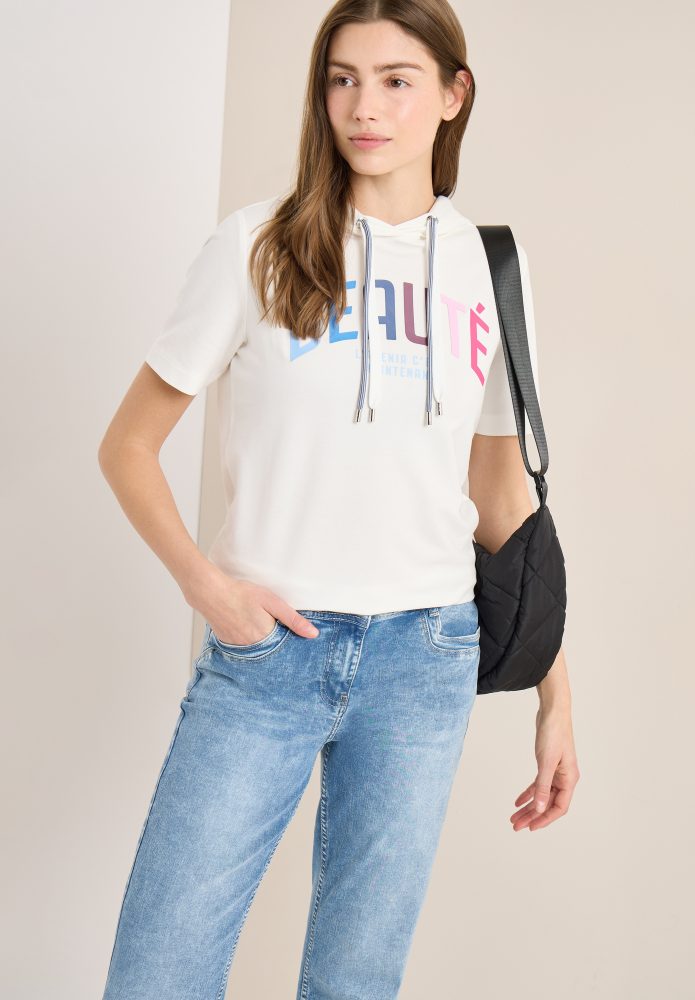 Cecil Kurzarmshirt mit Letter-Print