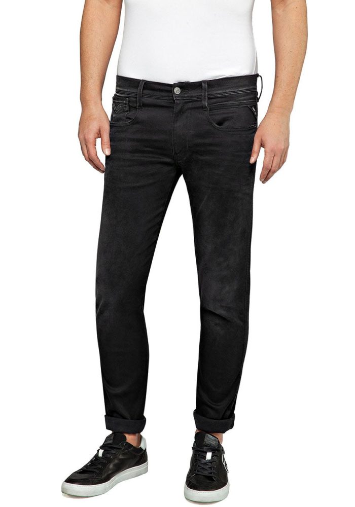 Replay - Jeans -Hyperflex ANBASS, für Damen, Schwarz, Größe W32