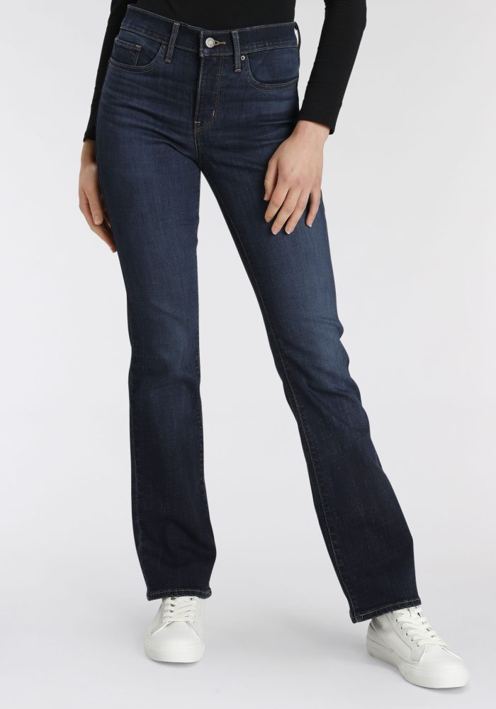 Levi's® - Jeans, Bootcut Fit, für Damen, Blau Denim Dunkel, Größe W27/L30