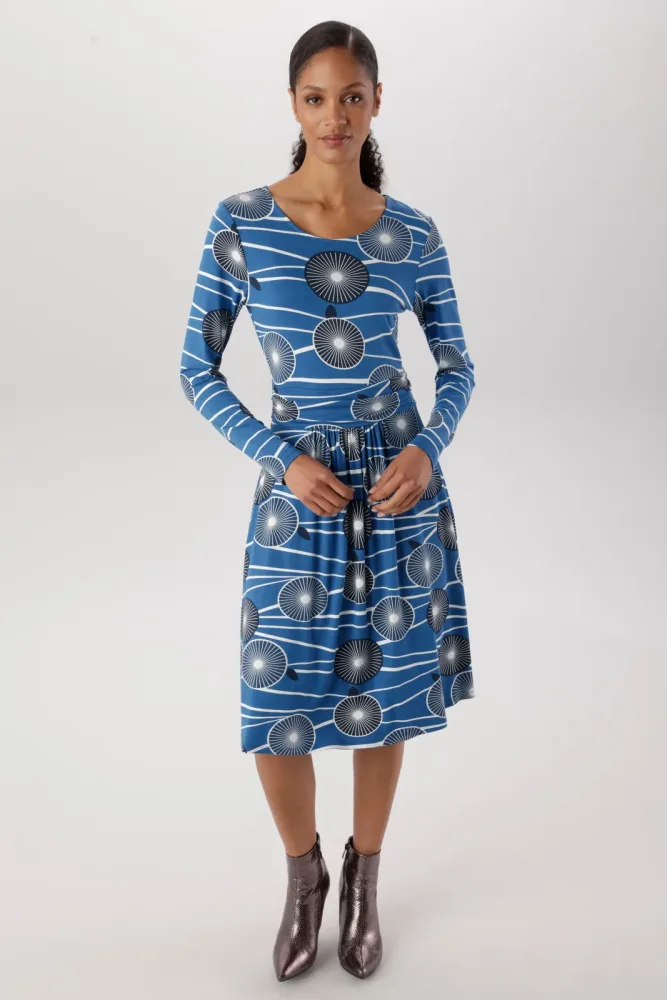 Aniston SELECTED Jerseykleid mit gerafften Taillenbund - NEUE KOLLEKTION