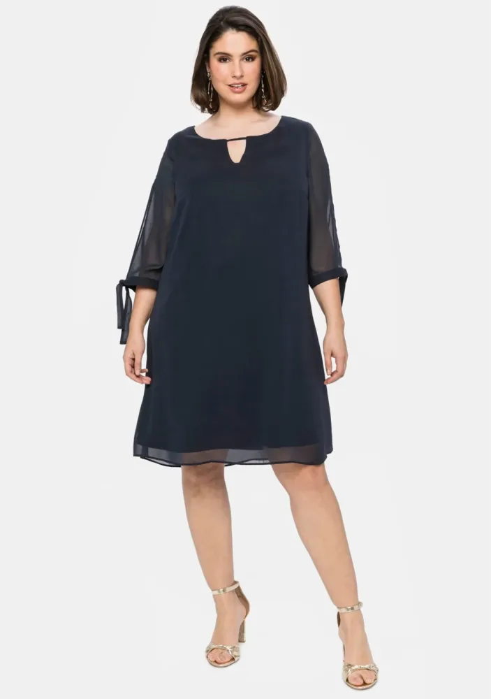 Sheego Chiffonkleid 