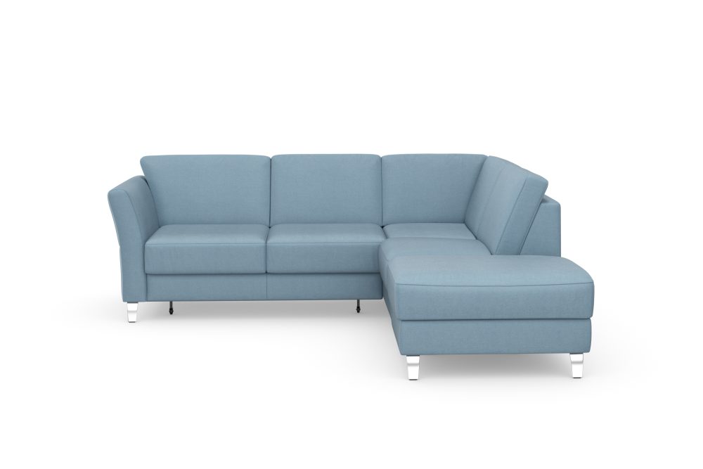 sit&more Ecksofa »Visby V«, Wahlweise mit Bettfunktion und Stauraum, frei im Raum stellbar, mit Federkern, auch erhältlich in dem besonders leicht mit Wasser zu reinigendem 