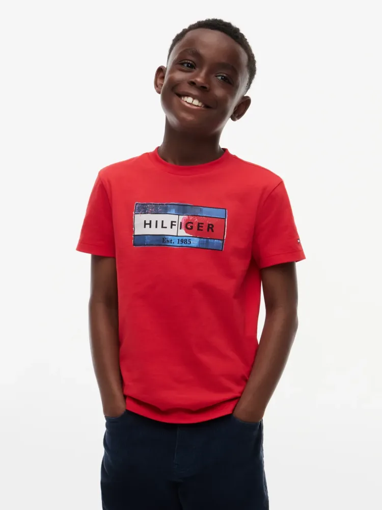 Tommy Hilfiger - T-Shirt, 12A, Rot