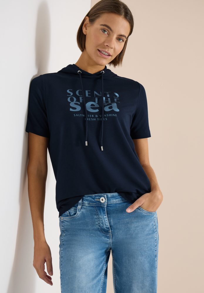 Cecil Kapuzenshirt mit Schriftzug