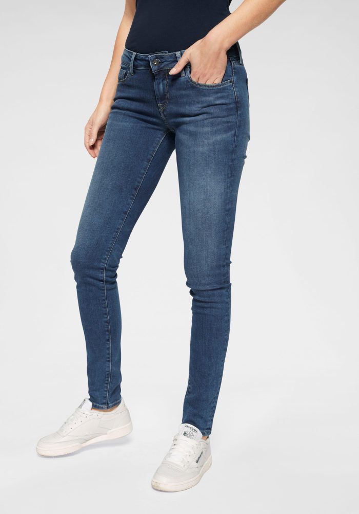 Pepe Jeans London - Jeans, Skinny Fit, für Damen, Blau Denim, Größe W28/L30