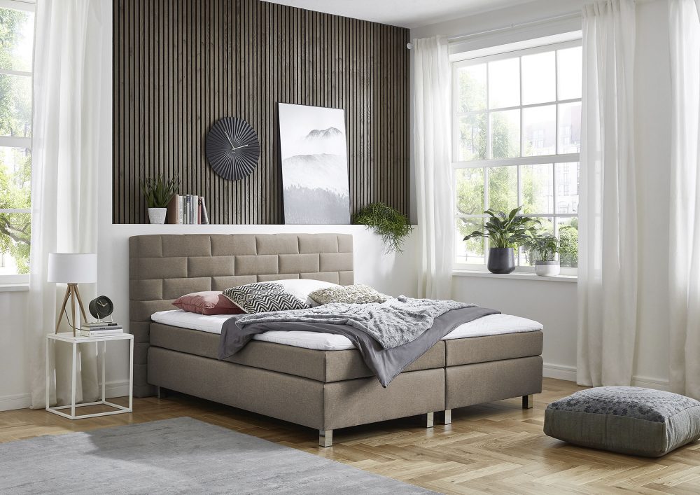 Westfalia Schlafkomfort Boxspringbett mit Topper