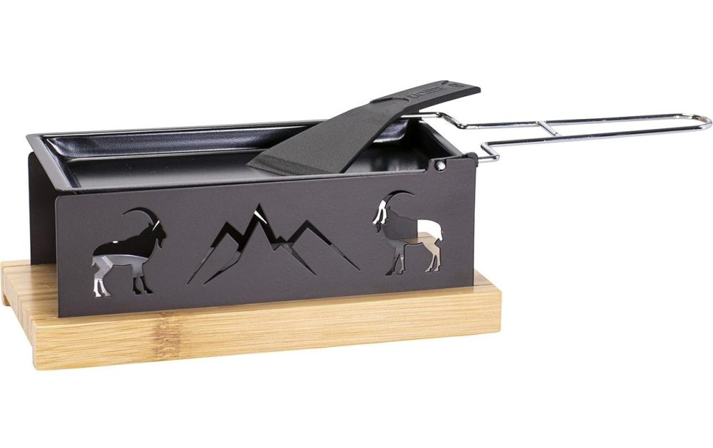 Kadastar - Raclette-Set, Dunkelbraun, 20cm