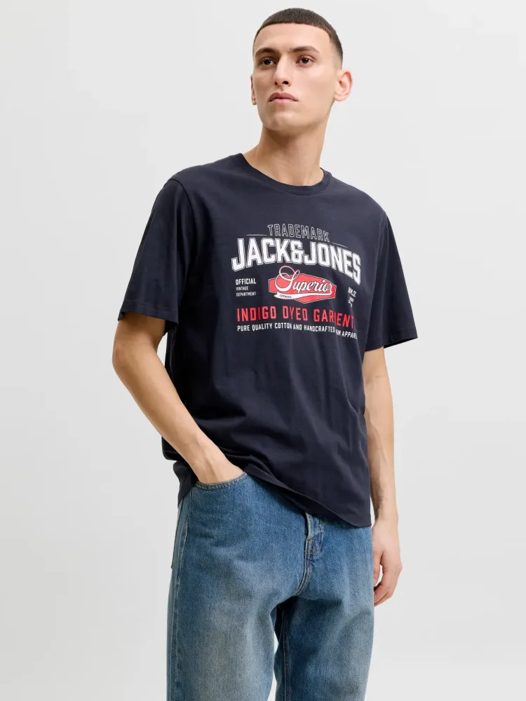 Jack & Jones - T-Shirt, für Herren, Marine, Größe S