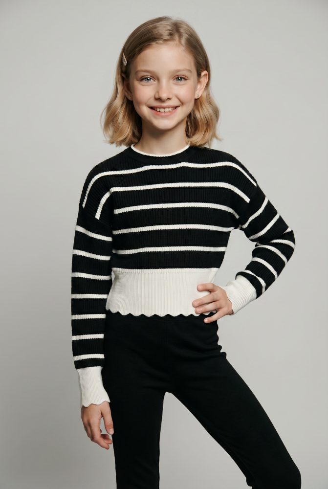 KIDS ONLY - Pullover, 122-128, Black