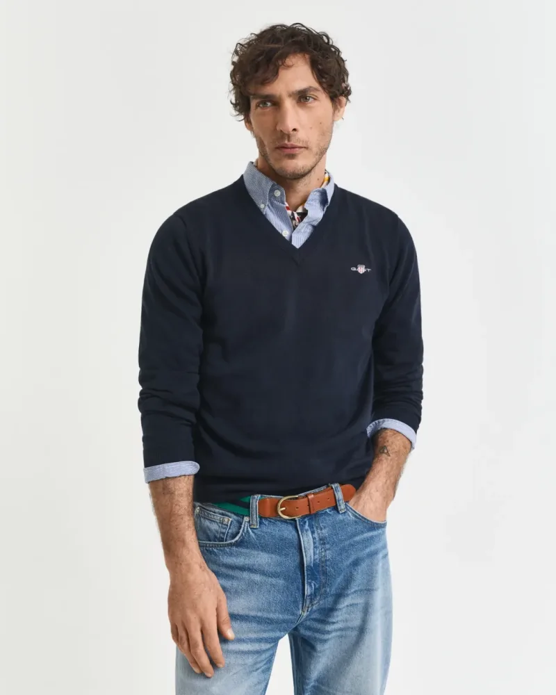 Gant - Pullover, für Herren, Dunkelblau, Größe 3XL