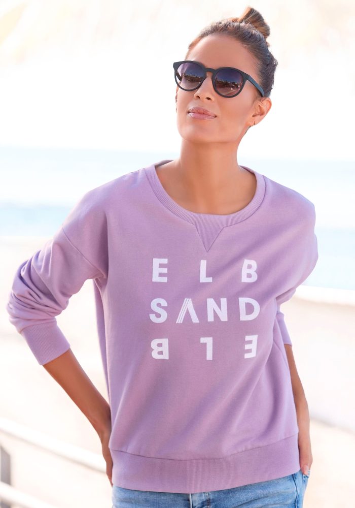 Elbsand Sweatshirt »Ylva«, mit Logodruck