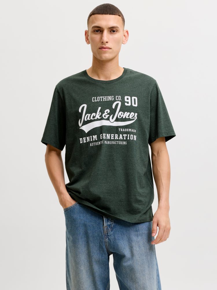 Jack & Jones - T-Shirt, für Herren, Dunkelgrün, Größe XL