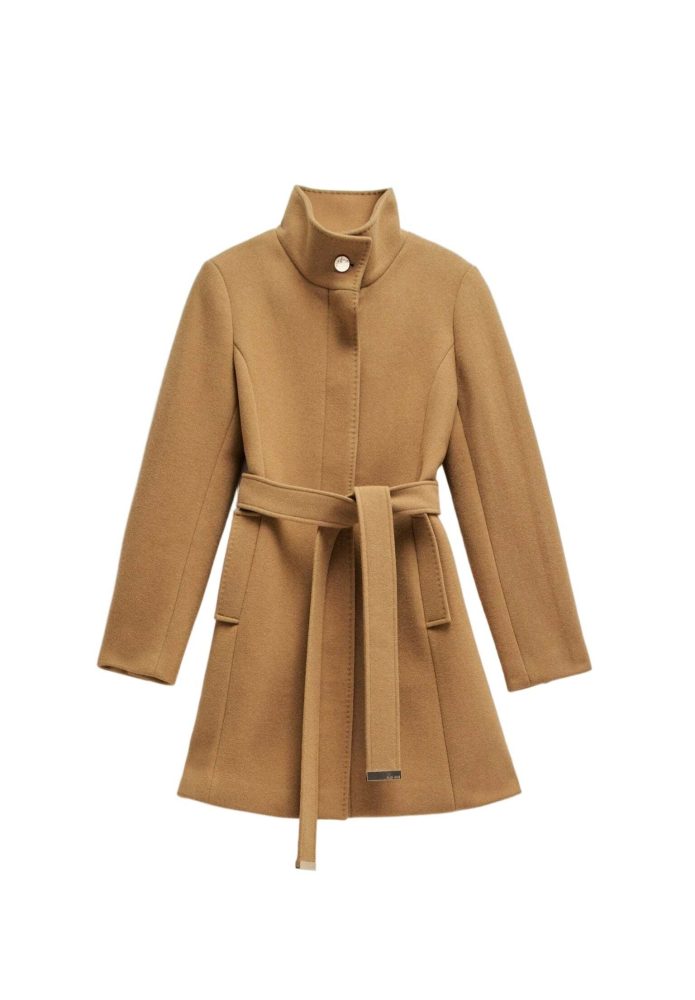 Salsa - Jacken Basic Wool Coat, für Damen, Beige, Größe S