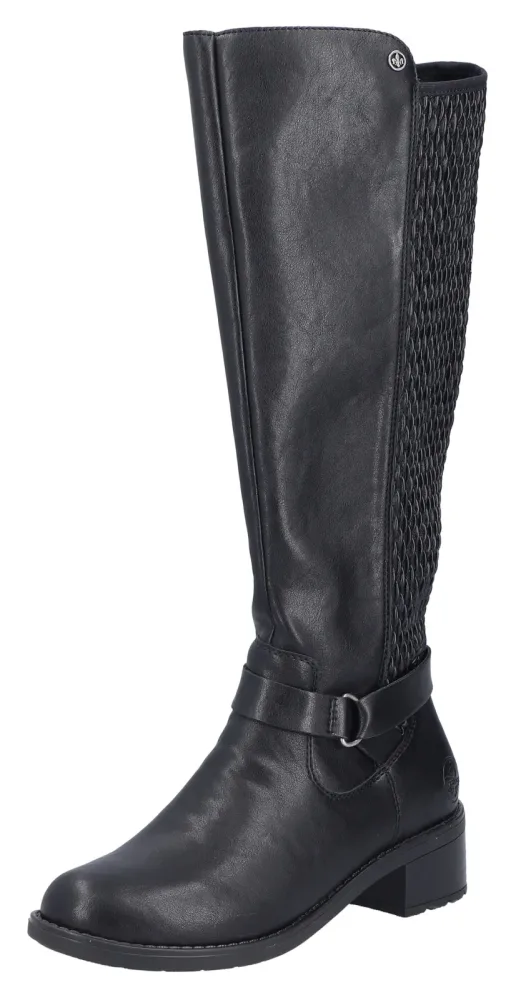 Rieker Stiefel Langschaftstiefel, Stretchstiefel mit herausnehmbarer Innensohle
