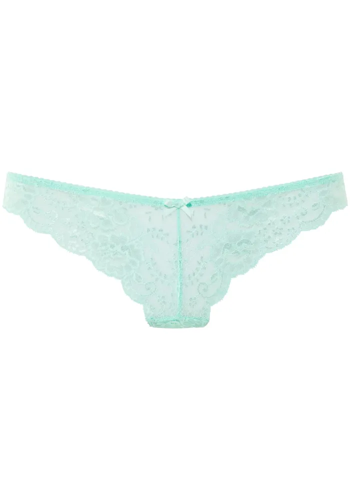 LASCANA String aus schöner Vollspitze und Schleife