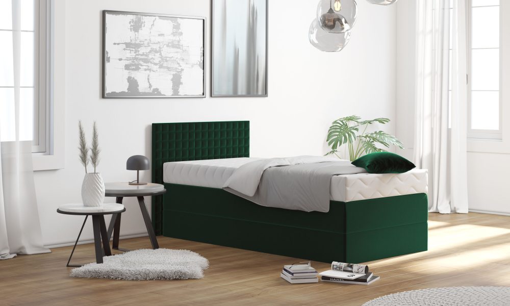 Westfalia Schlafkomfort Boxspringbett mit Zierkissen, wahlweise mit Topper