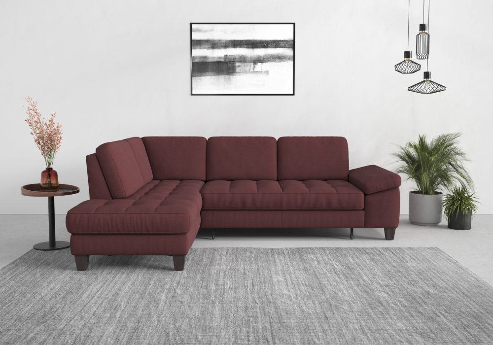 sit&more Ecksofa, mit Ottomane, mit oder ohne Bettfunktion, Bettkasten, Verstellung