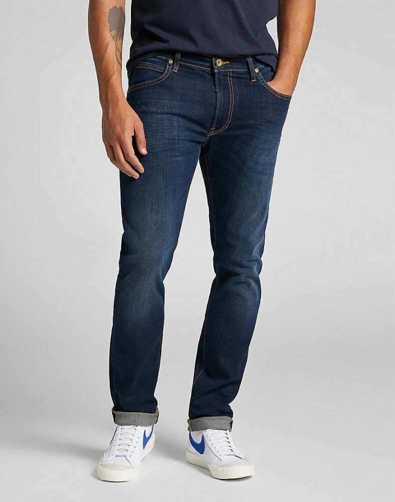 Lee - Jeans Slim Fit Luke, für Herren, Blau Denim, Größe W34/L32
